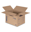 SmoothMove Basic Moving Boxes, Regular Slotted Container (RSC), Small, 12" x 16" x 12", Brown/Blue, 25/Bundle OrdermeInc OrdermeInc