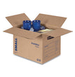 SmoothMove Basic Moving Boxes, Regular Slotted Container (RSC), Small, 12" x 16" x 12", Brown/Blue, 25/Bundle OrdermeInc OrdermeInc