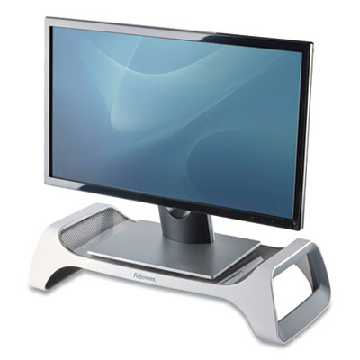 Fellowes® I-Spire Series Monitor Lift, 20" x 8.88" x 4.88", White/Gray, Supports 25 lbs OrdermeInc OrdermeInc