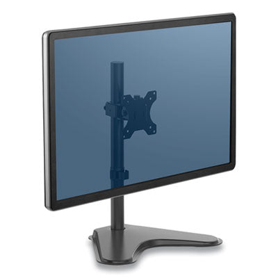 Professional Series Single Freestanding Monitor Arm, For 32" Monitors, 11" x 15.4" x 18.3", Black, Supports 17 lb OrdermeInc OrdermeInc