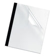 Thermal Binding System Presentation Covers, Clear, 16 to 30 Sheet Capacity, 11 x 8.5, Unpunched, 10/Pack OrdermeInc OrdermeInc