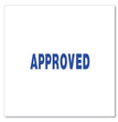 Universal® Message Stamp, APPROVED, Pre-Inked One-Color, Blue - OrdermeInc