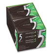 5 Gum, Spearmint Rain, 15 Sticks/Pack, 10 Packs/Box OrdermeInc OrdermeInc