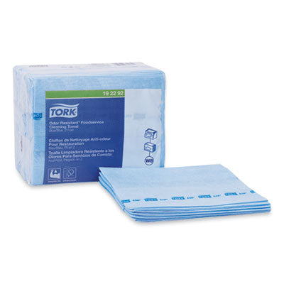 Small Pack Foodservice Cloth, 1-Ply, 11.75 x 14.75, Unscented, Blue with Blue Stripe, 50/Poly Pack, 4 Packs/Carton OrdermeInc OrdermeInc