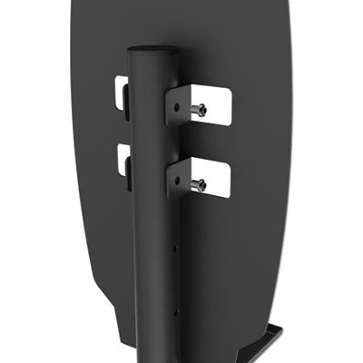 Floor Stand for Sanitizer Dispensers, Height Adjustable from 50" to 60", Black - OrdermeInc
