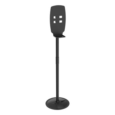 Floor Stand for Sanitizer Dispensers, Height Adjustable from 50" to 60", Black - OrdermeInc