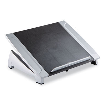 Office Suites Laptop Riser, 15.13" x 11.38" x 4.5" to 6.5", Black/Silver, Supports 10 lbs OrdermeInc OrdermeInc