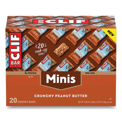 Energy Bar, Mini Crunchy Peanut Butter, 0.99 oz Bar, 20/Box OrdermeInc OrdermeInc