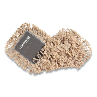 Cut-End Dust Mop Head, Cotton, 18 x 5, White OrdermeInc OrdermeInc