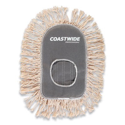 Cut-End Dust Mop Head, Wedge Shaped, Cotton, White OrdermeInc OrdermeInc