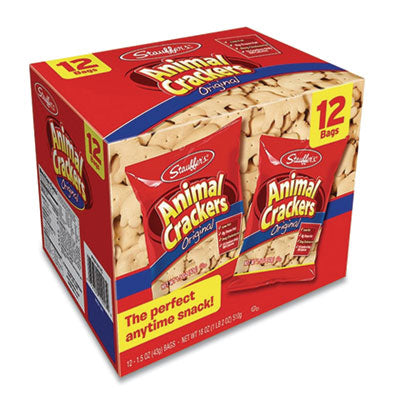 Animal Crackers, 1.5 oz Bag, 12/Box - OrdermeInc