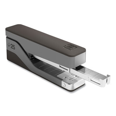 Desktop Aluminum Half Strip Stapler, 25-Sheet Capacity, Gray/Black OrdermeInc OrdermeInc