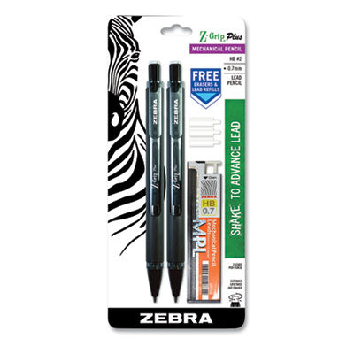 Z-Grip Plus Mechanical Pencil, 0.7 mm, HB (#2), Black Lead, Smoke/Black Barrel, 2/Pack OrdermeInc OrdermeInc