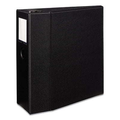 Durable Non-View Binder with DuraHinge and EZD Rings, 3 Rings, 5" Capacity, 11 x 8.5, Black, (8901) OrdermeInc OrdermeInc