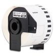 BROTHER INTL. CORP. Continuous Paper Label Tape, 2.4" x 100 ft, White, 3 Rolls/Pack