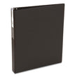 Economy Non-View Binder with Round Rings, 3 Rings, 1.5" Capacity, 11 x 8.5, Black, (4401)