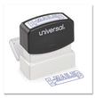 Universal® Message Stamp, E-MAILED, Pre-Inked One-Color, Blue - OrdermeInc