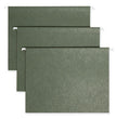 SMEAD MANUFACTURING CO. Hanging Folders, Letter Size, 1/5-Cut Tabs, Standard Green, 25/Box - OrdermeInc