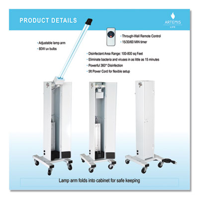 UV Lamp LYL-ZXC-U, 3 Prong, 28.7", White OrdermeInc OrdermeInc