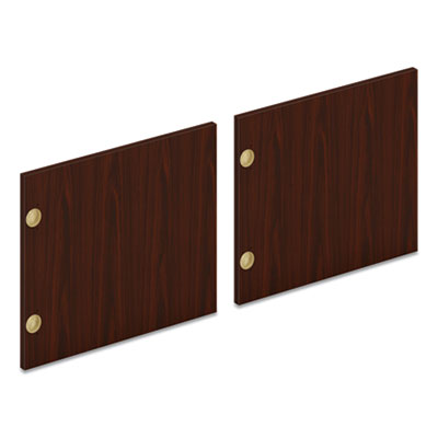 Pair of Mod Laminate Doors for 72"W Mod Desk Hutch, 17.87 x 14.83, Traditional Mahogany OrdermeInc OrdermeInc