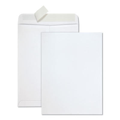 Quality Park™ Redi-Strip Catalog Envelope, #10 1/2, Cheese Blade Flap, Redi-Strip Adhesive Closure, 9 x 12, White, 100/Box OrdermeInc OrdermeInc