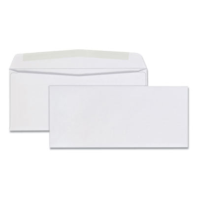 Quality Park™ Business Envelope, #9, Commercial Flap, Diagonal Seam, Gummed Closure, 24 lb Bond Weight Paper, 3.88 x 8.88, White, 500/Box OrdermeInc OrdermeInc