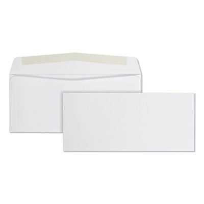 Quality Park™ Business Envelope, #10, Commercial Flap, Side Seam, Gummed Closure, 24 lb Bond Weight Paper, 4.13 x 9.5, White, 500/Box OrdermeInc OrdermeInc