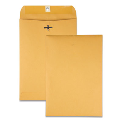 Quality Park™ Clasp Envelope, 28 lb Bond Weight Kraft, #68, Square Flap, Clasp/Gummed Closure, 7 x 10, Brown Kraft, 100/Box OrdermeInc OrdermeInc