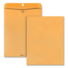 QUALITY PARK PRODUCTS Clasp Envelope, 32 lb Bond Weight Kraft, #15 1/2, Square Flap, Clasp/Gummed Closure, 12 x 15.5, Brown Kraft, 100/Box - OrdermeInc