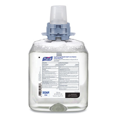 Food Processing HEALTHY SOAP 0.5% PCMX Antimicrobial E2 Foam Handwash, For CS4 Dispensers, Fragrance-Free, 1,250 mL, 4/Carton OrdermeInc OrdermeInc