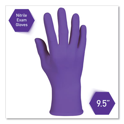 Kimtech™ PURPLE NITRILE Exam Gloves, 242 mm Length, Large, Purple, 1,000/Carton - OrdermeInc