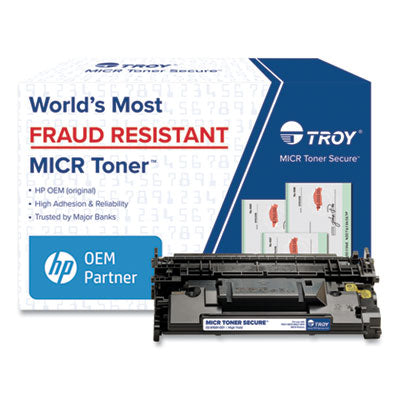 0281681001 289X High-Yield MICR Toner Secure, Alternative for HP CF289X, Black OrdermeInc OrdermeInc