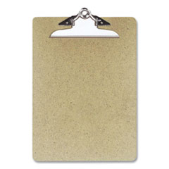 OFFICEMATE INTERNATIONAL CORP. Recycled Hardboard Clipboard, 1" Clip Capacity, Holds 8.5 x 11 Sheets, Brown, 3/Pack - OrdermeInc
