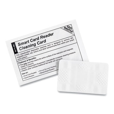 Magnetic Card Reader Cleaning Cards, 2.1" x 3.35", 40/Box OrdermeInc OrdermeInc