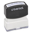 Universal® Message Stamp, E-MAILED, Pre-Inked One-Color, Blue - OrdermeInc
