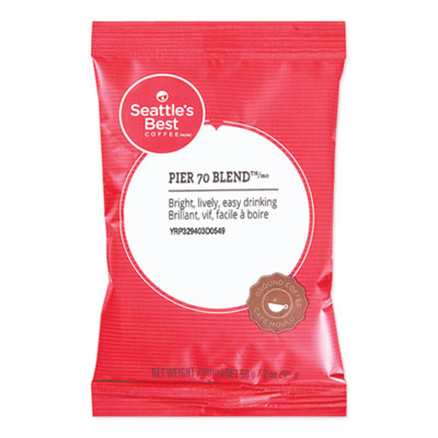 SEATTLE'S BEST COFFEE, LLC Premeasured Coffee Packs, Pier 70 Blend, 2 oz Packet, 18/Box - OrdermeInc