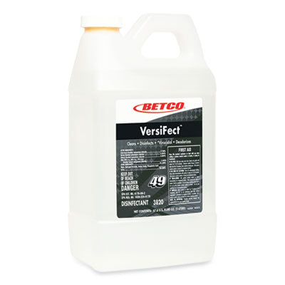 VersiFect Cleaner Disinfectant, Fresh Scent, 2 L Bottle, 4/Carton OrdermeInc OrdermeInc