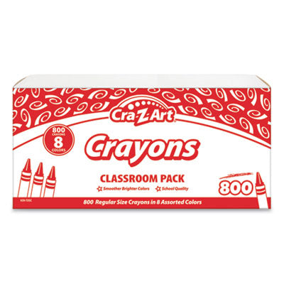 LAROSE INDUSTRIES, LLC Crayons, 8 Assorted Colors, 800/Pack - OrdermeInc