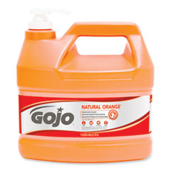 GO-JO INDUSTRIES NATURAL ORANGE Pumice Hand Cleaner, Citrus, 1 gal Pump Bottle, 2/Carton - OrdermeInc