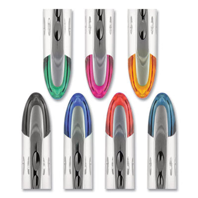 VISION ELITE Hybrid Gel Pen, Stick, Bold 0.8 mm, Assorted Ink and Barrel Colors, 8/Pack OrdermeInc OrdermeInc