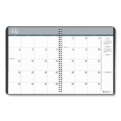 14-Month Recycled Ruled Monthly Planner, 11 x 8.5, Black Cover, 14-Month (July to Aug): 2023 to 2024 OrdermeInc OrdermeInc