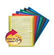Smead™ Poly Side-Load Envelopes, Fold-Over Closure, 9.75 x 11.63, Assorted Colors, 6/Pack - OrdermeInc