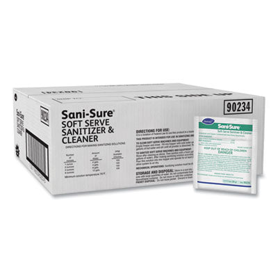 Sani Sure Soft Serve Sanitizer and Cleaner, Powder, 1 oz Packet, 100/Carton OrdermeInc OrdermeInc