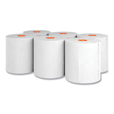 J-Series Hardwound Paper Towels, 1-Ply, 8" x 800 ft, White, 6 Rolls/Carton OrdermeInc OrdermeInc