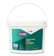 CLOROX SALES CO. Disinfecting Wipes, 1-Ply, 7 x 8, Fresh Scent, White, 700/Bucket