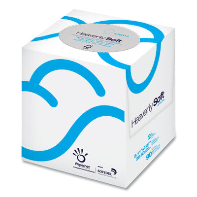 Heavenly Soft Facial Tissue, 2-Ply, White, 90/Cube Box, 36 Boxes/Carton OrdermeInc OrdermeInc
