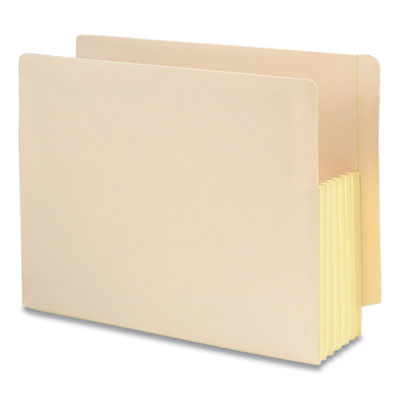 Manila End Tab File Pockets with Tyvek-Lined Gussets, 5.25" Expansion, Letter Size, Manila, 10/Box OrdermeInc OrdermeInc