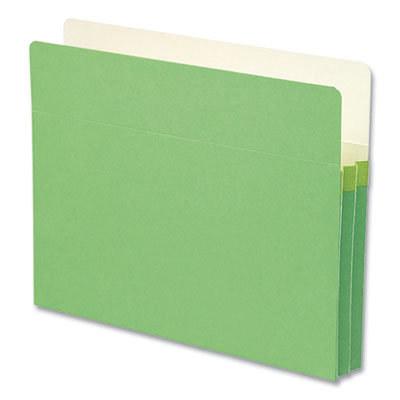 Colored File Pockets, 1.75" Expansion, Letter Size, Green OrdermeInc OrdermeInc