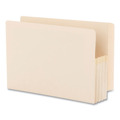 Manila End Tab File Pockets, 3.5" Expansion, Legal Size, Manila, 25/Box OrdermeInc OrdermeInc