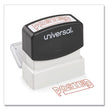 Universal® Message Stamp, POSTED, Pre-Inked One-Color, Red - OrdermeInc